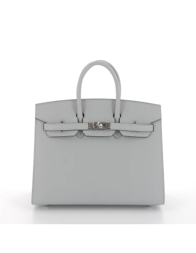 Hermès sac Birkin 25 bleu glacier epsom phw