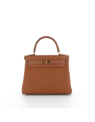 Hermès Kelly 25 gold epsom finition dorée