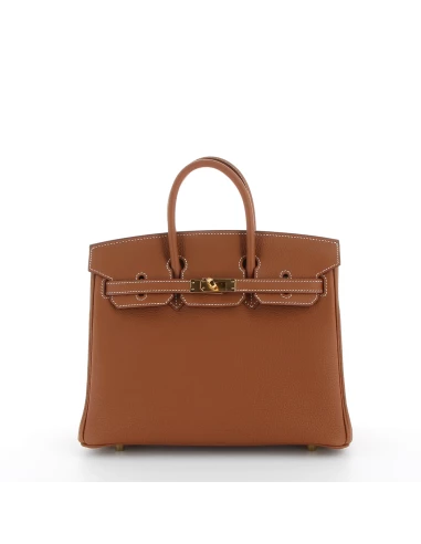 Hermès Birkin 25 gold togo finition dorée